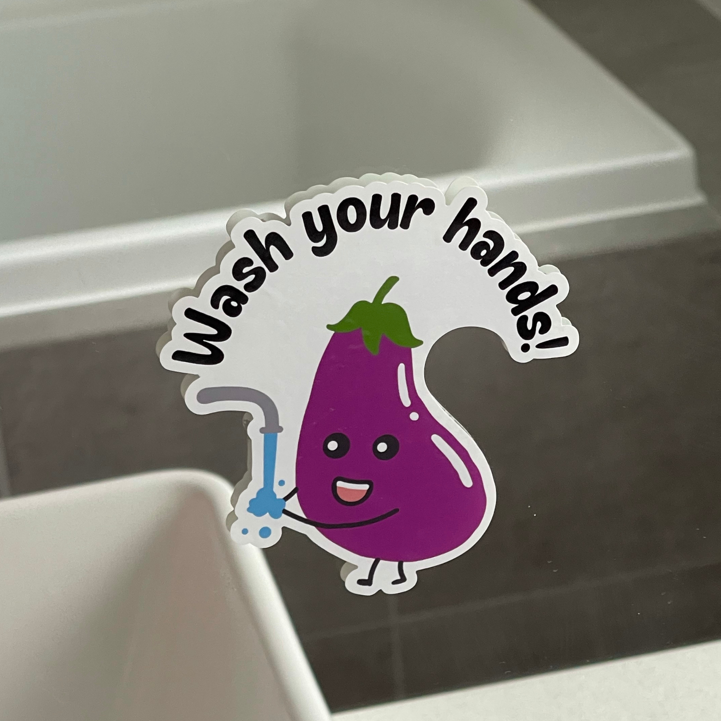 Edith Eggplant - Wash Your Hands